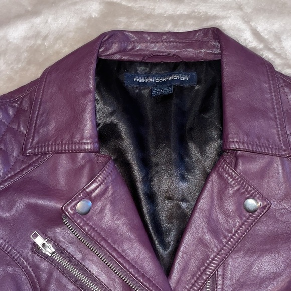 French Connection - Faux Leather Jacket - Picture 3 of 8